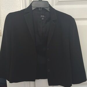 Black , BCBG crop blazer, size 0